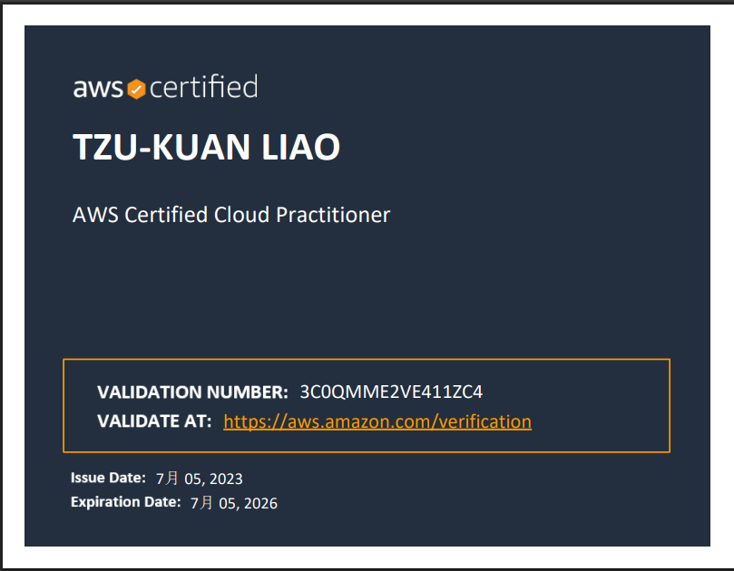 AWS Cloud Practitioner